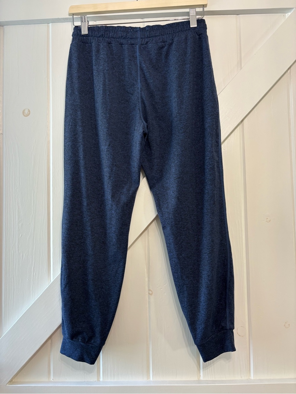 Vuori Performance Jogger Heather Navy Drawstring Comfort Athleisure Small - Picture 3 of 7
